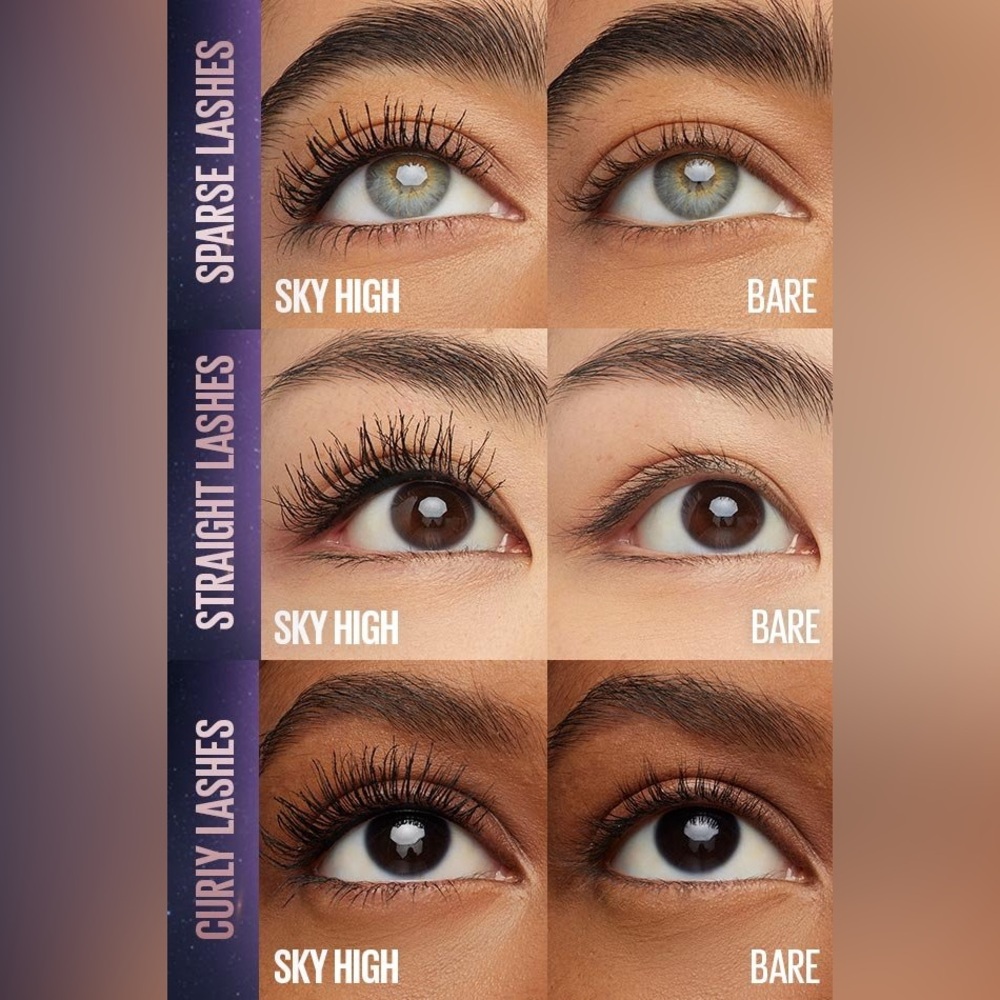 NEW Sealed MAYBELLINE SKY HIGH LASH SENSATIONAL MASCARA - TRUE BROWN